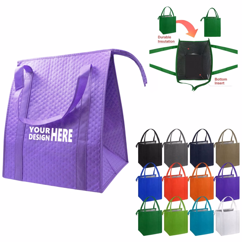 Recyclable Non-Woven Insulated Tote Bag