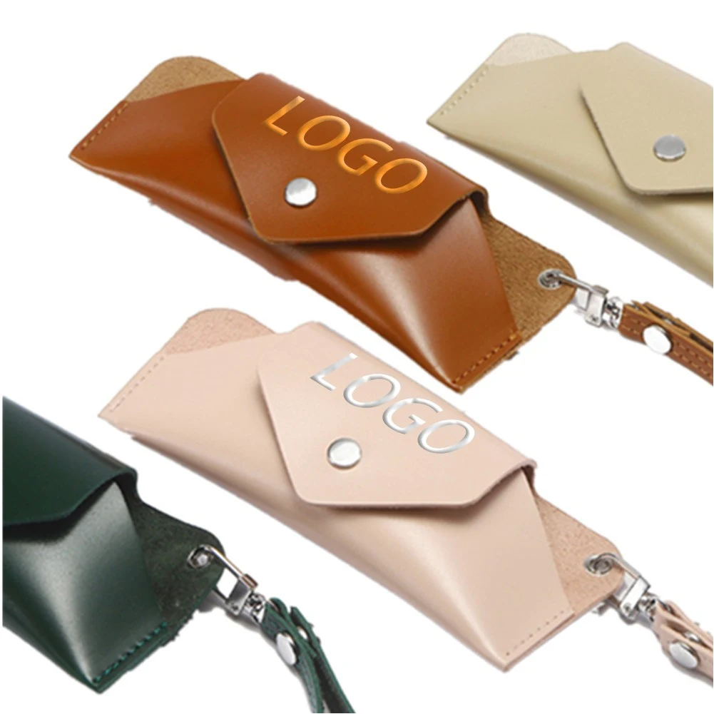 Leather Eyeglasses Holder With Lanyard 1