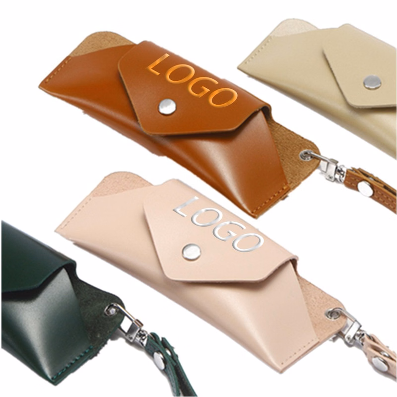 Leather Eyeglasses Holder With Lanyard