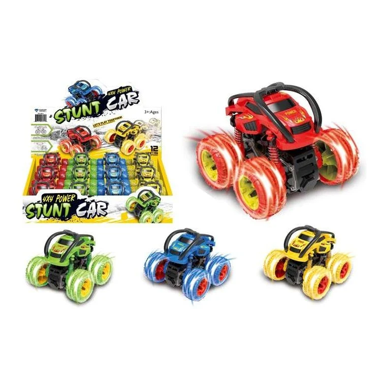 Big Wheel Stunt Vehicle Assorted Designs - 3.5" 1