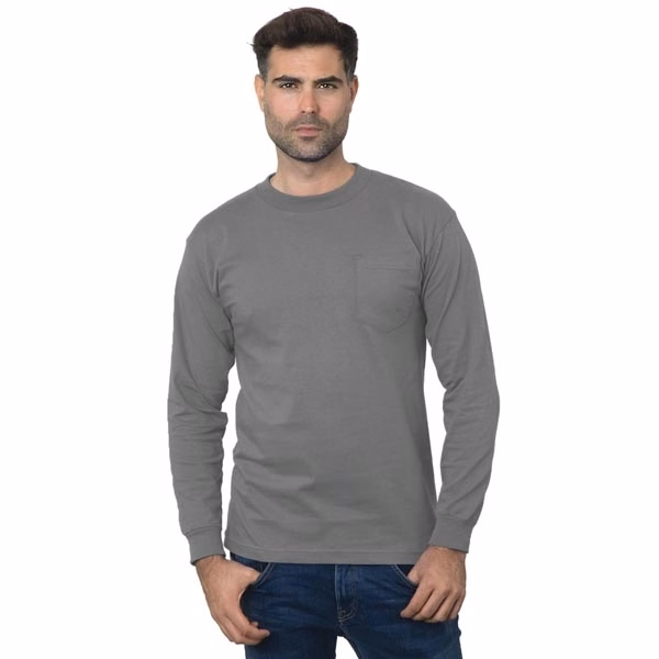 Unisex Union Made L/S Pocket Crew