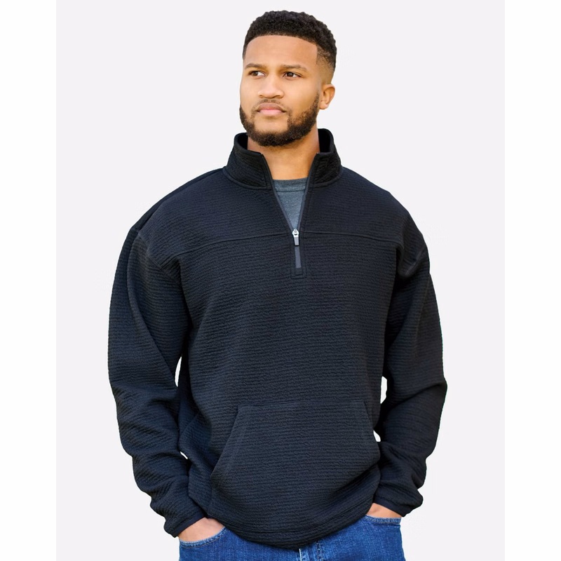Unisex Pebble Fleece Quarter-Zip Pullover - 8773