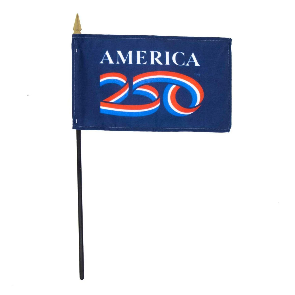 4" x 6" US 250th Anniversary Stick Flag 1