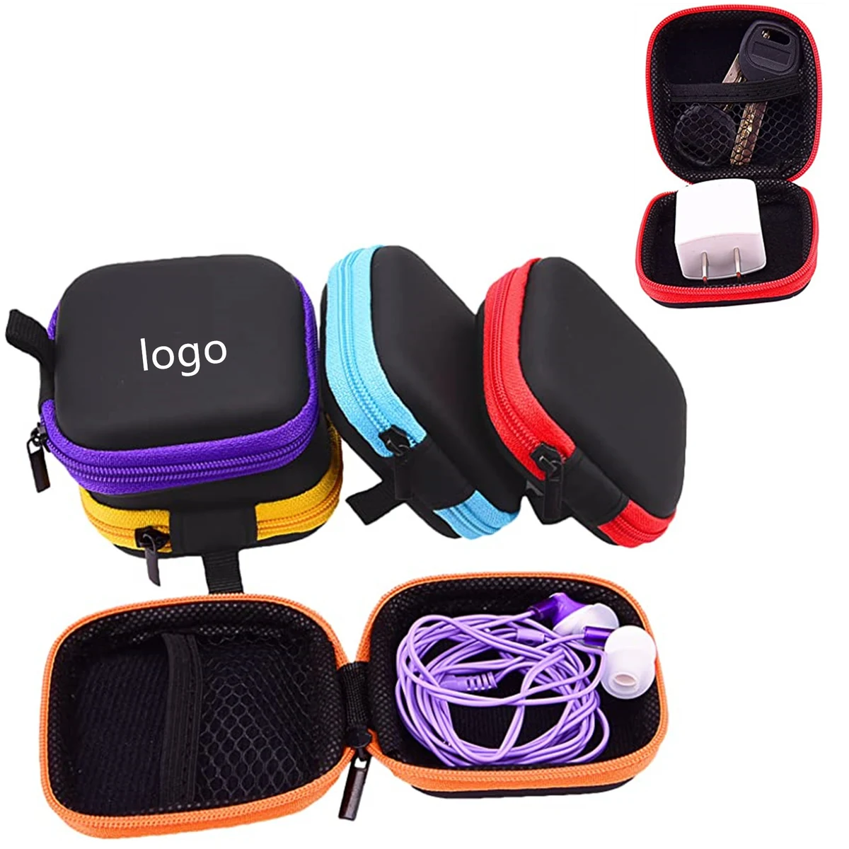 Headphone Case Mini Storage Carrying Pouch Bag 1