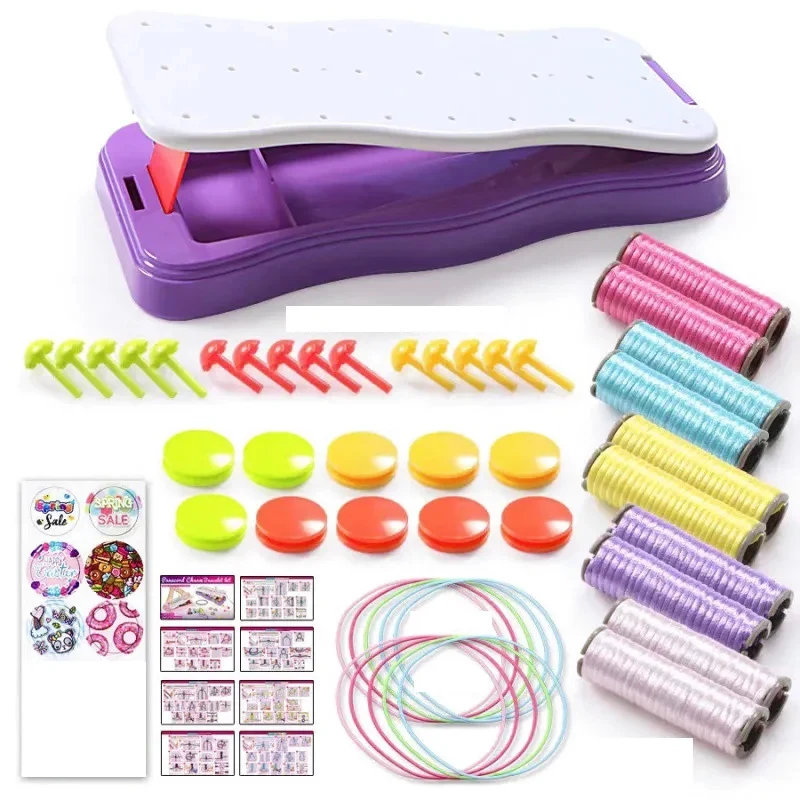 Hand Rope Weaver Set Bracelet Making Girls Gift 1
