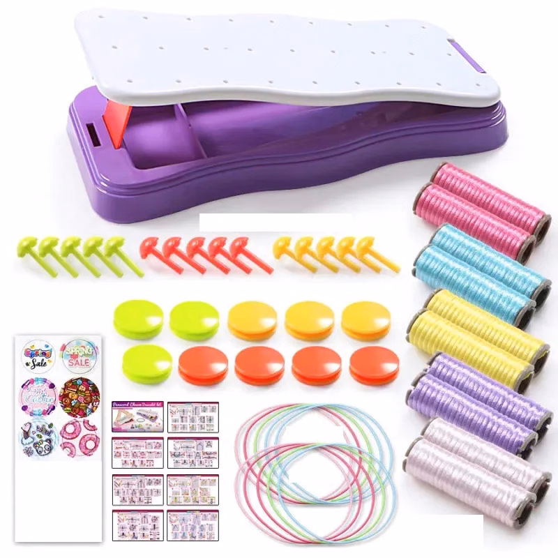 Hand Rope Weaver Set Bracelet Making Girls Gift