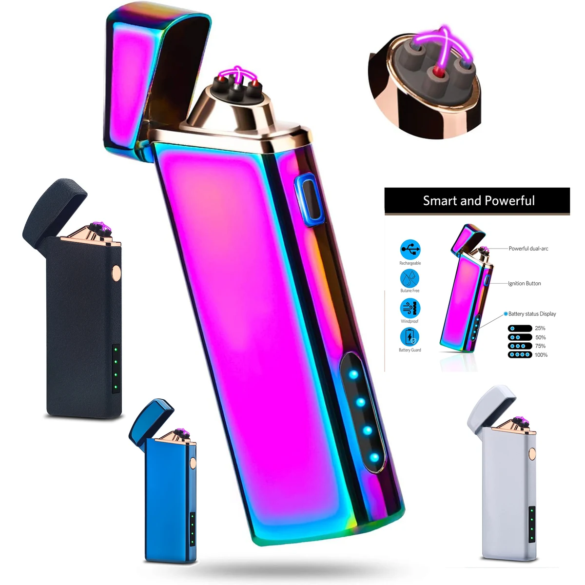 Electric Arc Windproof Lighter 1