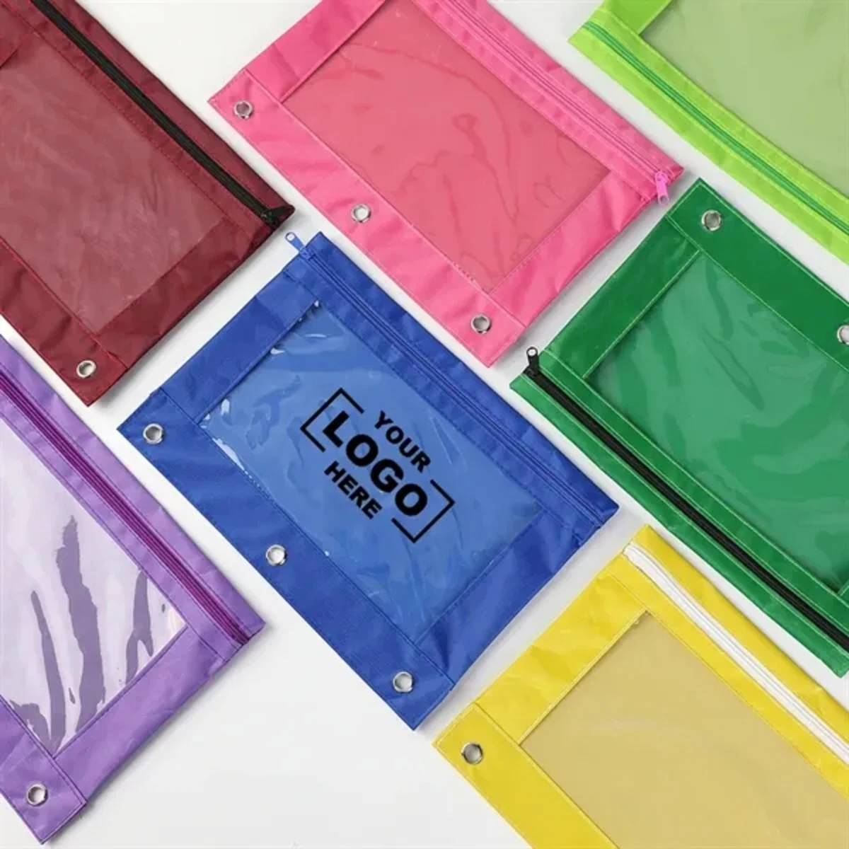 PVC Pencil pouch for 3-ring binder 1
