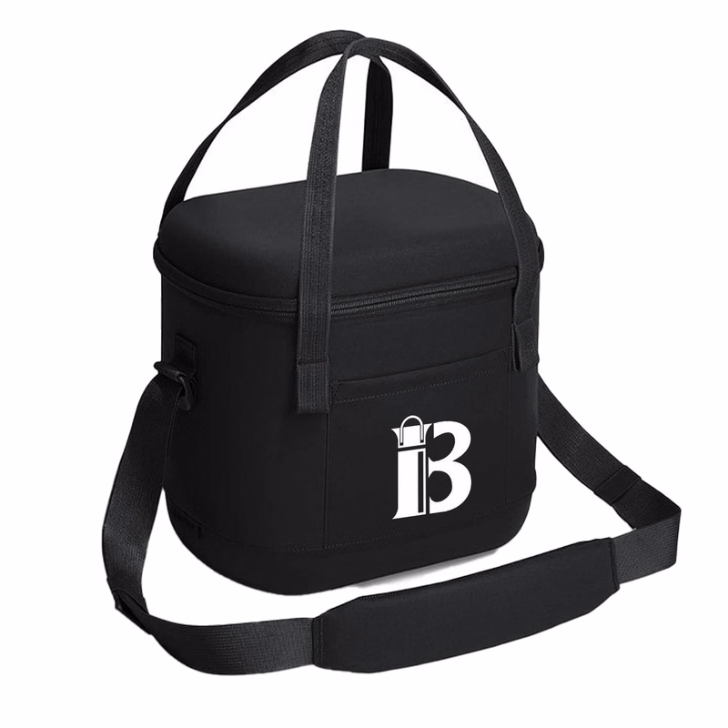 9L Oxford Insulated Cooler Crossbody Handbag