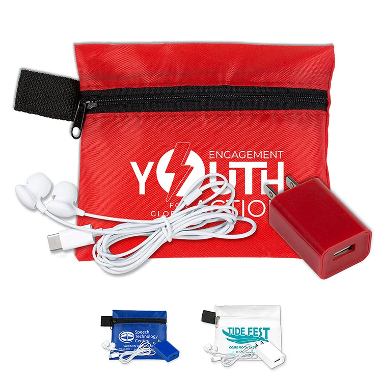 "Verona" Tech Travel Accessory Kit 1