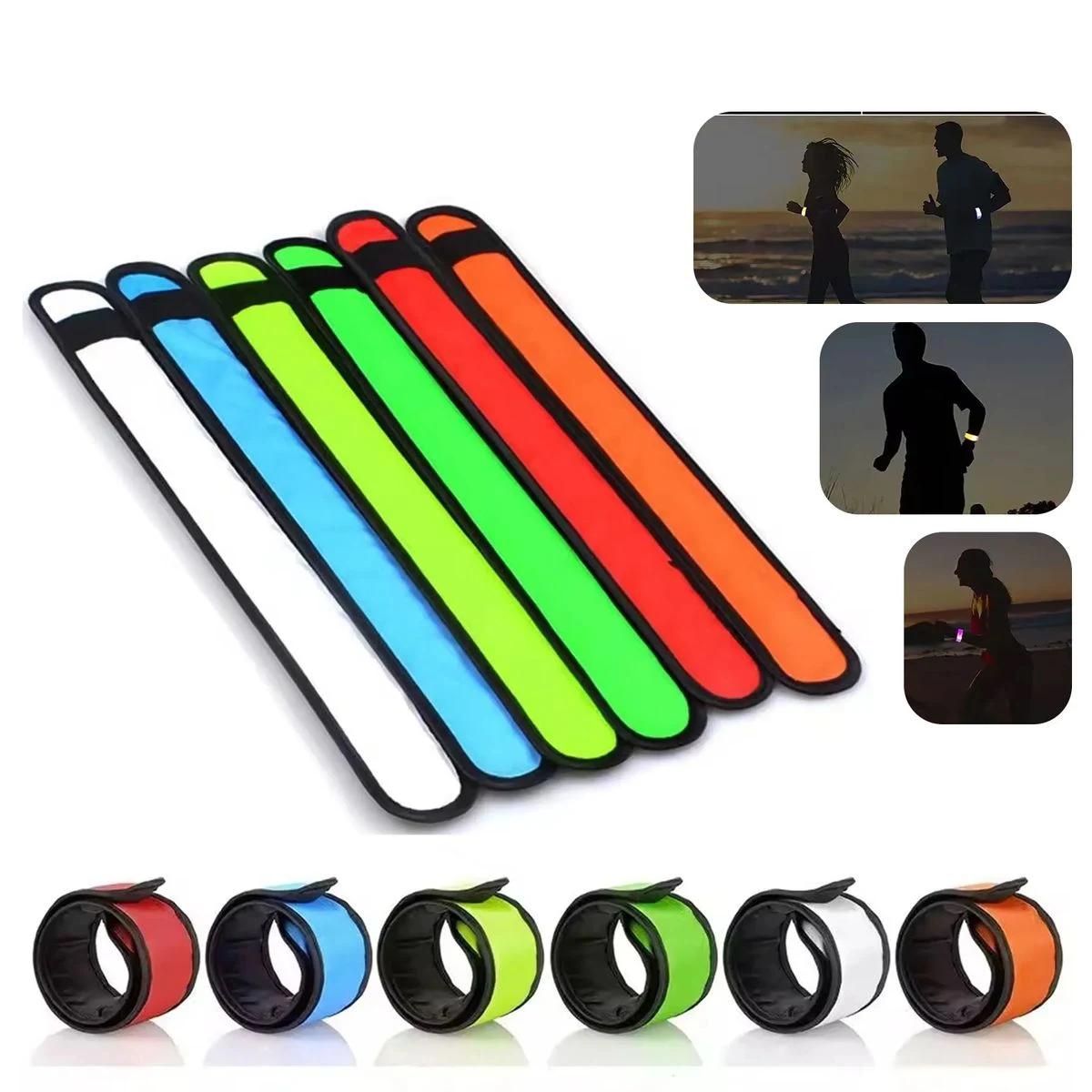 Night LED Glowing Slap Bracelet 1