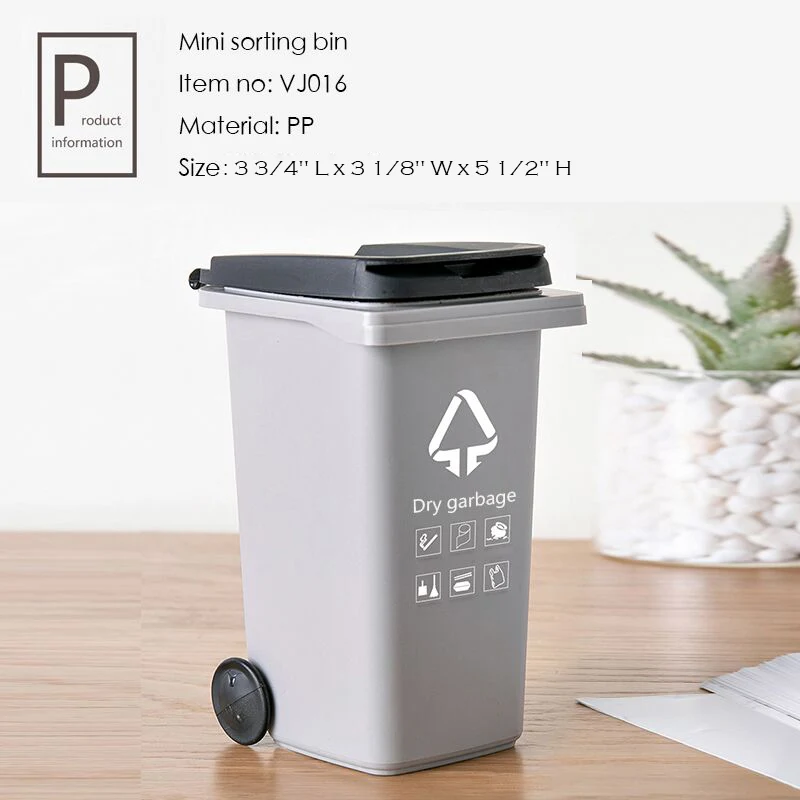 Multi-function Desktop Trash Can 1