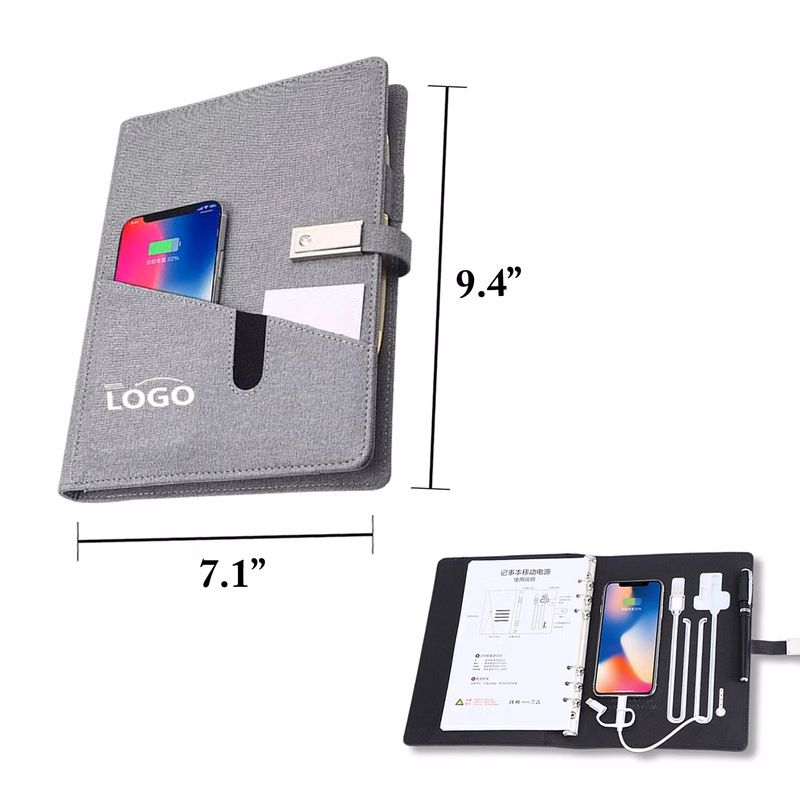 Wireless Charging Notebook With USB Function