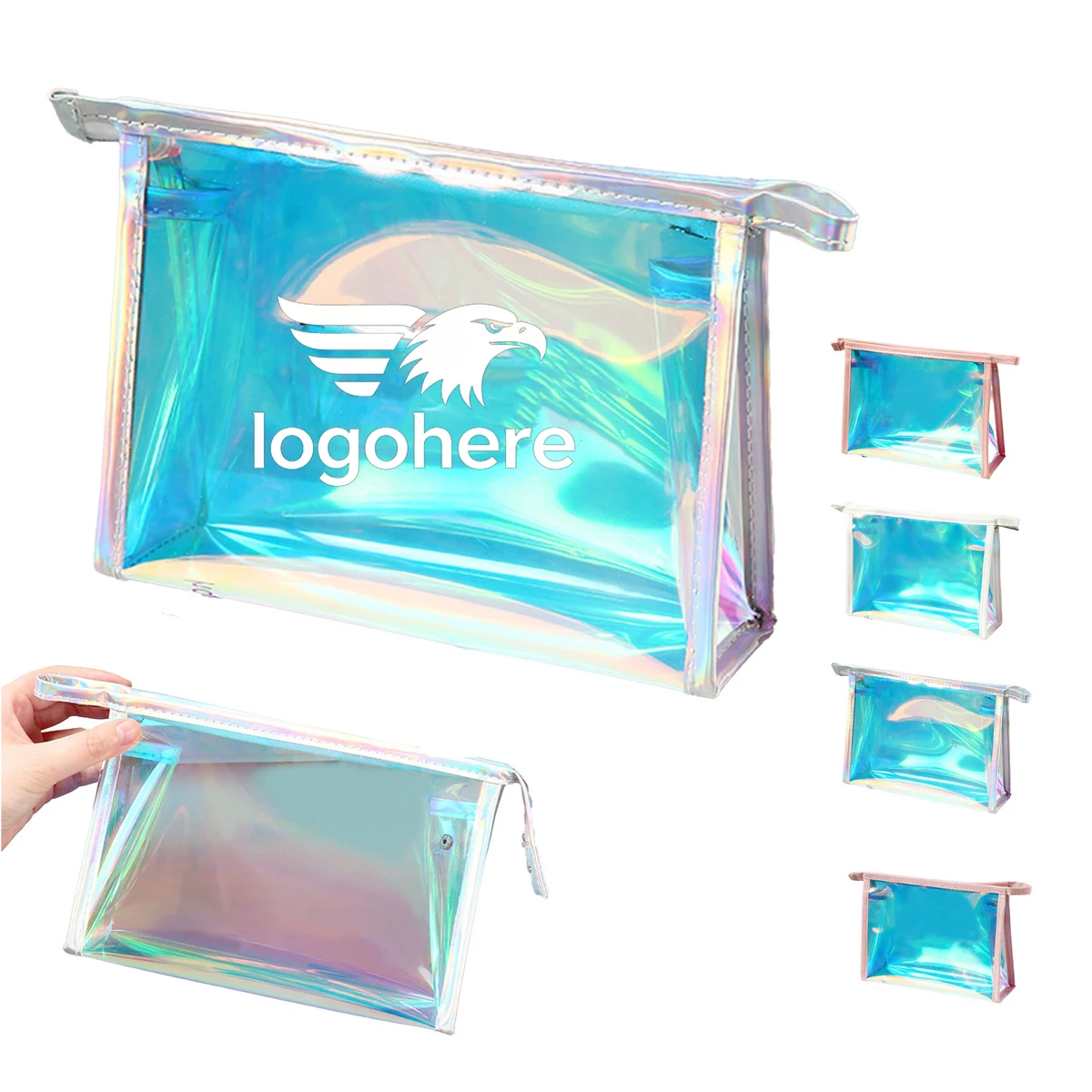 Portable Waterproof PVC Zipper Pouch 1