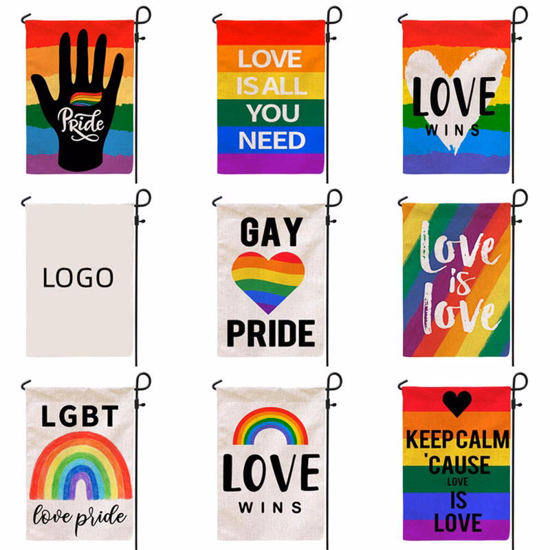 12" x 16" Pride Rainbow Flag