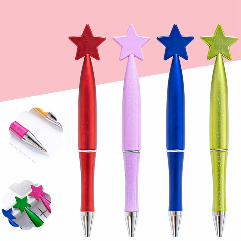 Plastic Rotary Star Ballpoint Pen