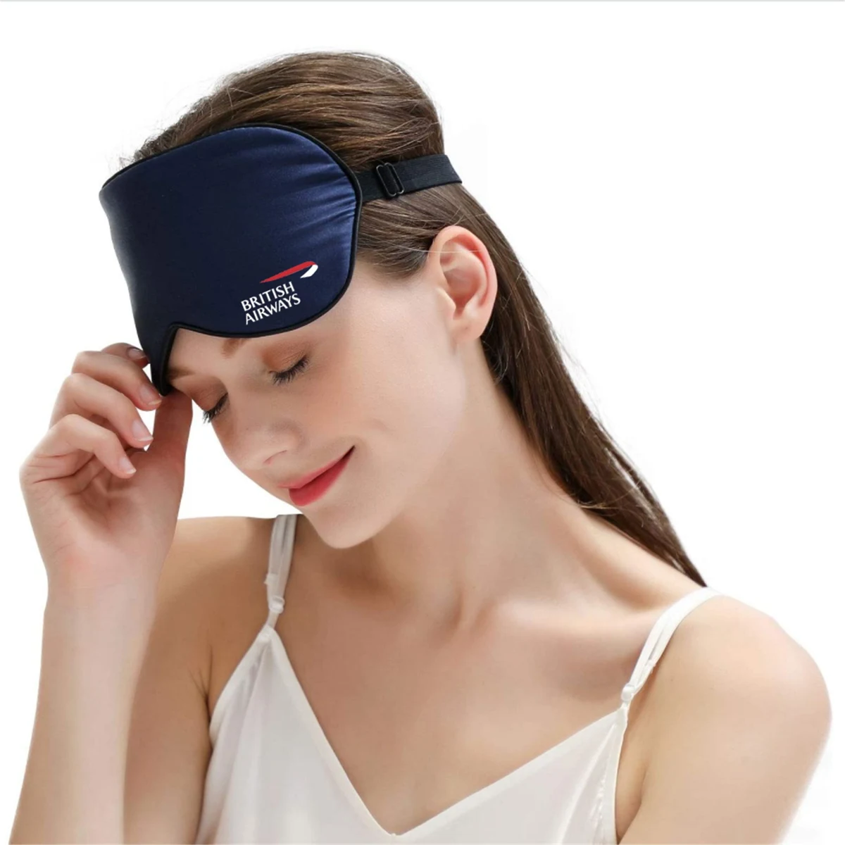 Luxury Adjustable Natural Silk Eye Mask 1