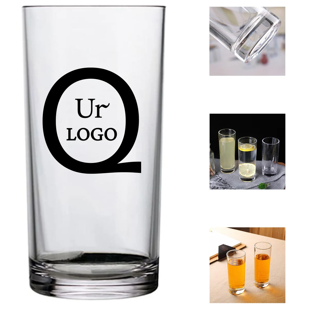 10 Oz Long Water Glass 1