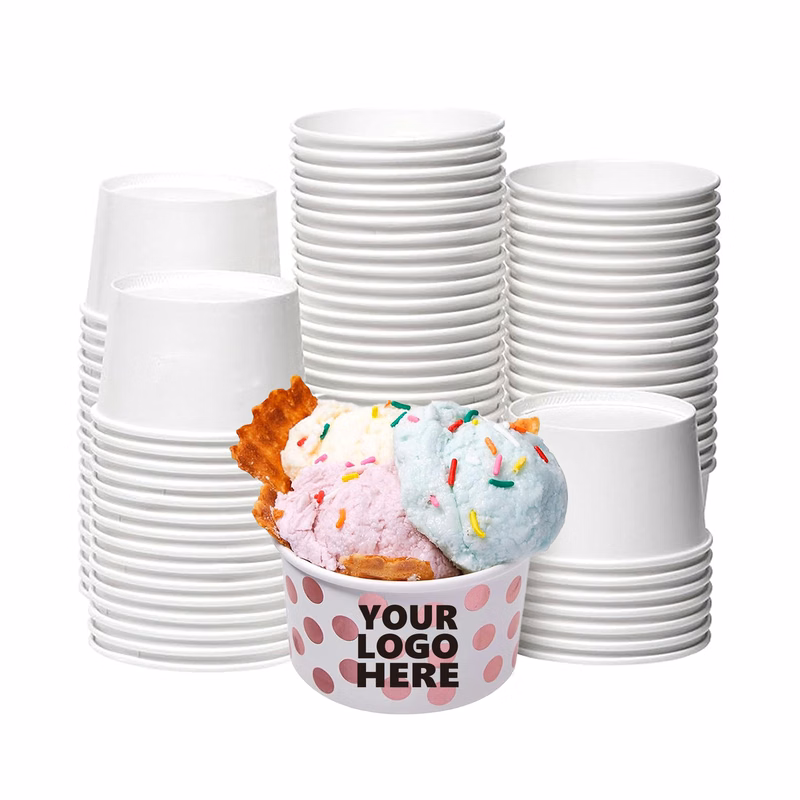 Eco-Friendly 5oz Paper Dessert Bowl
