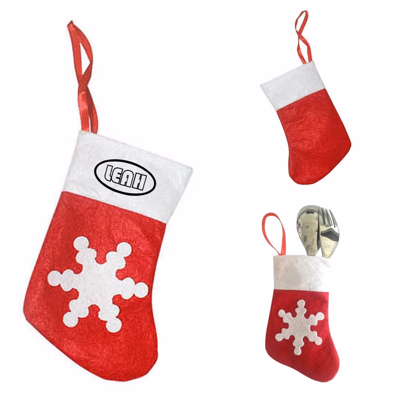 Large Christmas Stocking Sack Gift Bag