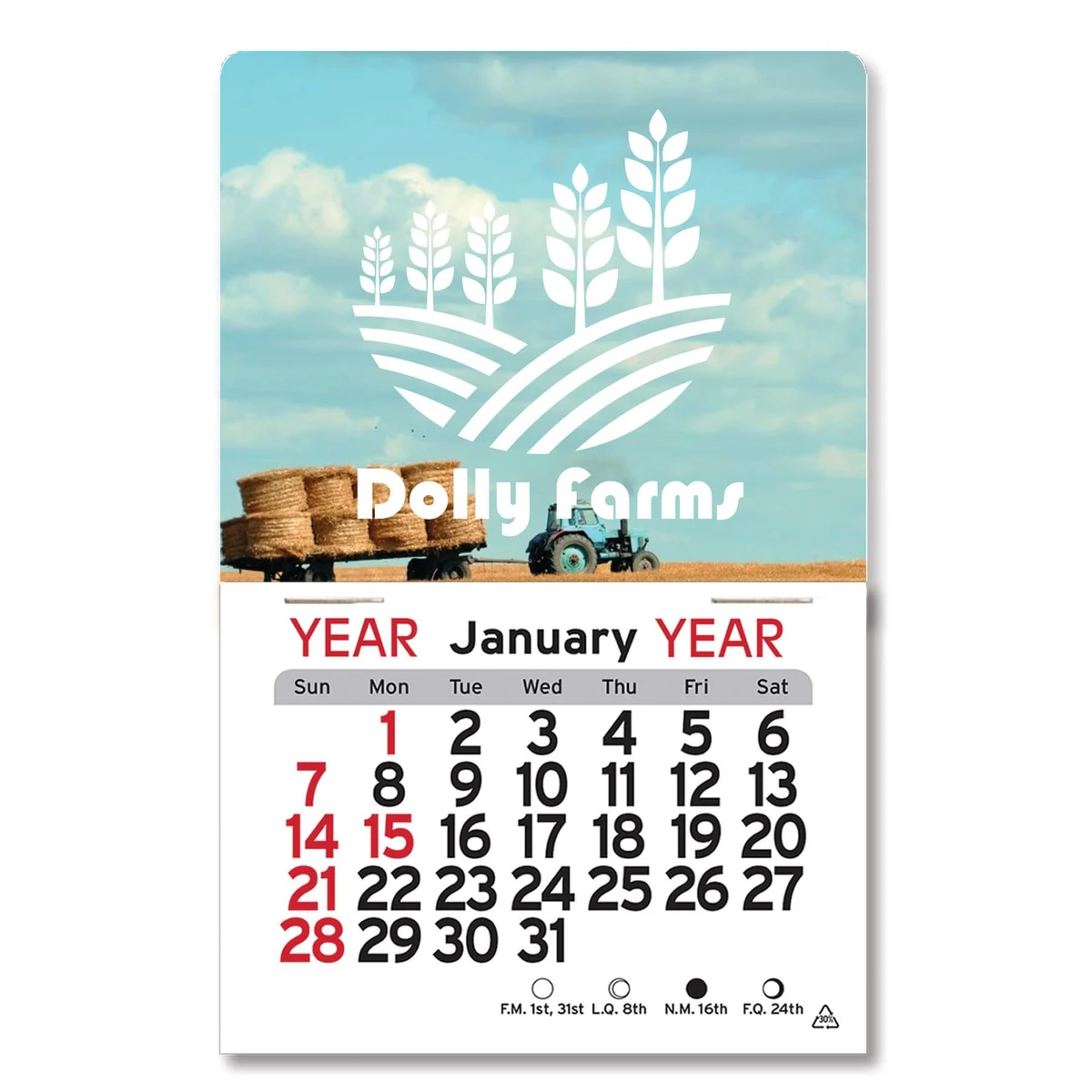 Adhesive Peel-N-Stick® Calendar - Billboard 1