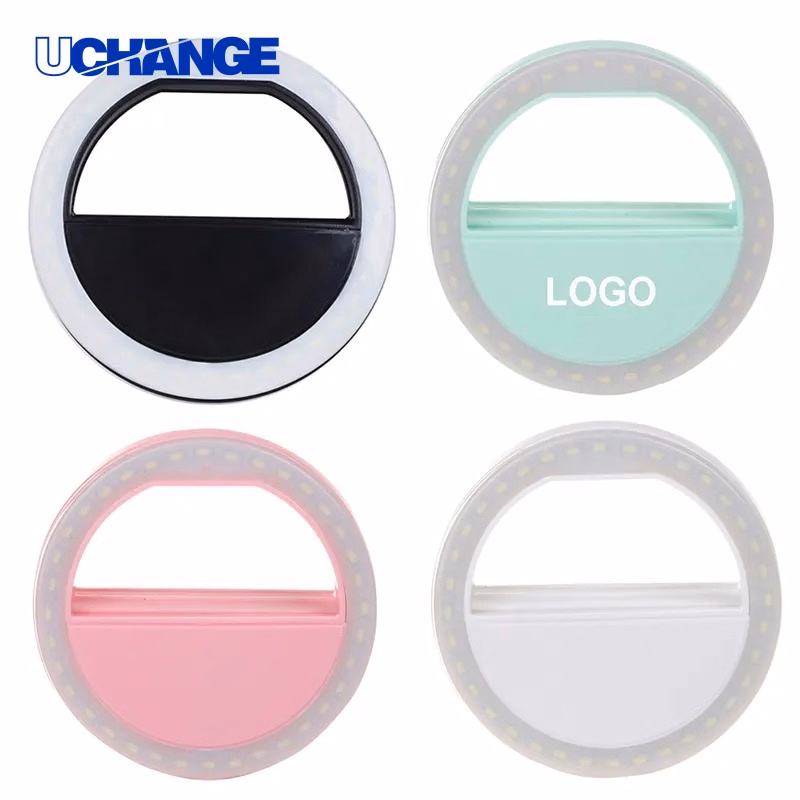 USB Rechargeable Selfie Cell Phone Ring Light