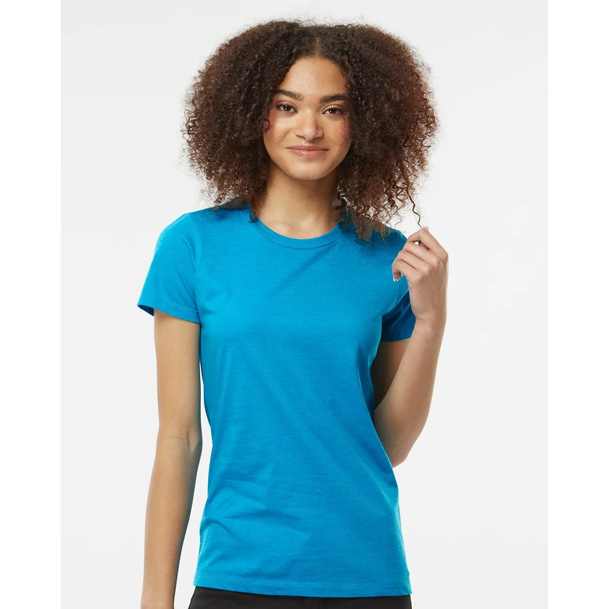 Women's Premium Cotton Blend T-Shirt - 542 1