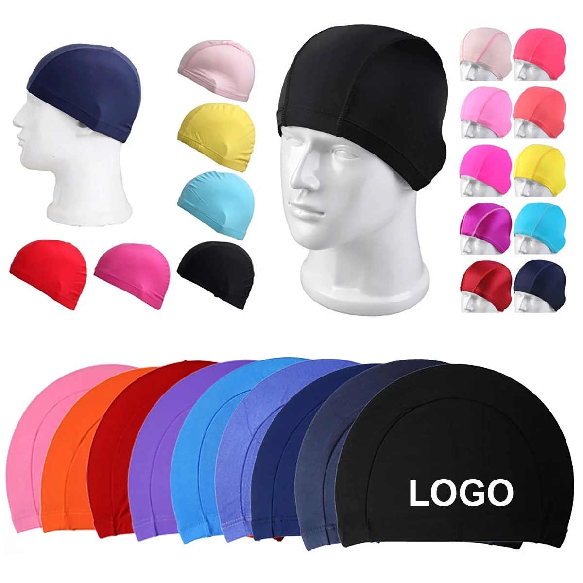 High Elastic Nylon Swimming Cap 1