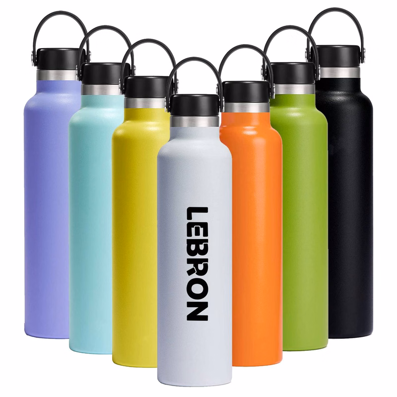 18 Oz Standard Mouth Stainless Steel Bottle with Flex Cap