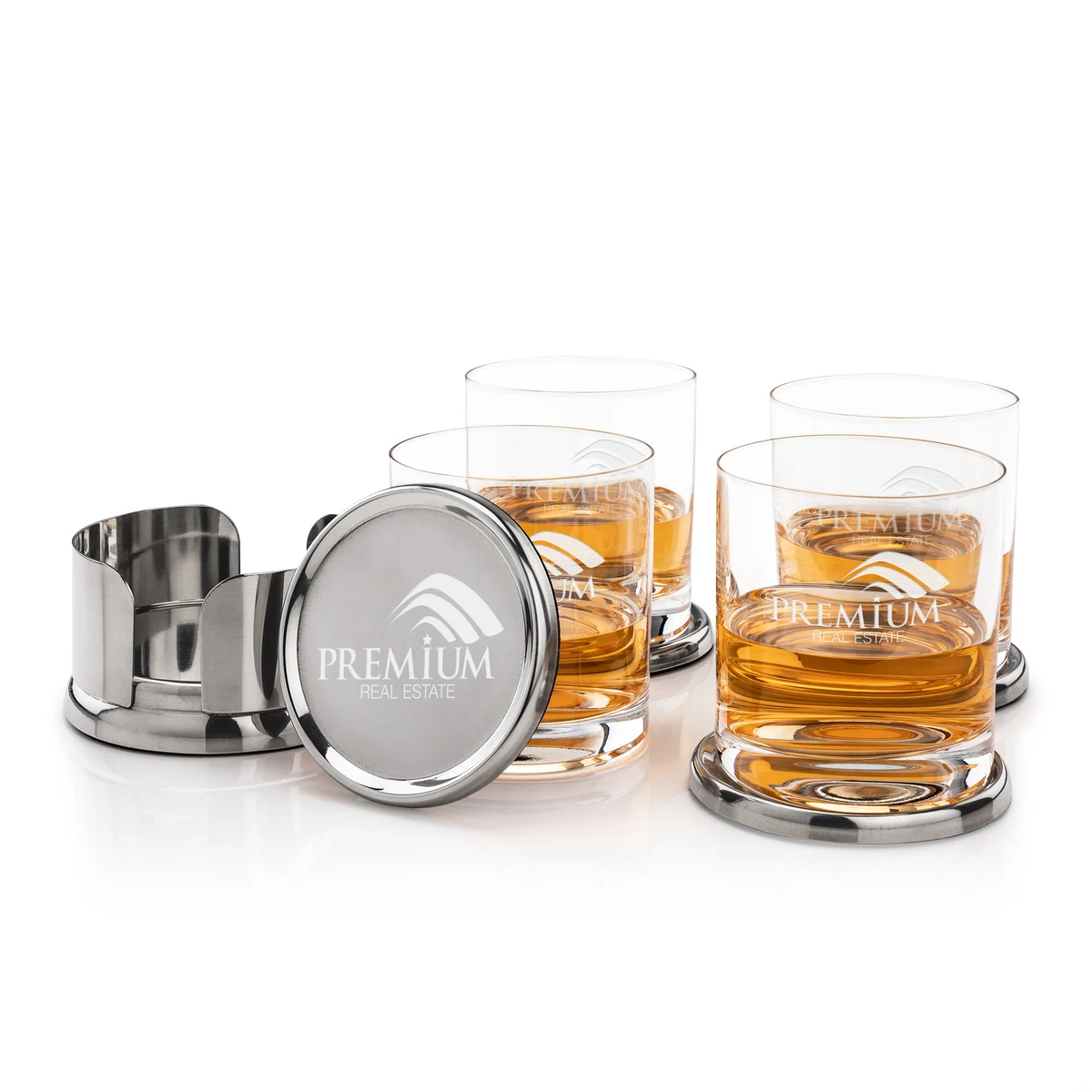 Baldoni Coasters & Franca On-the-Rocks Set 1
