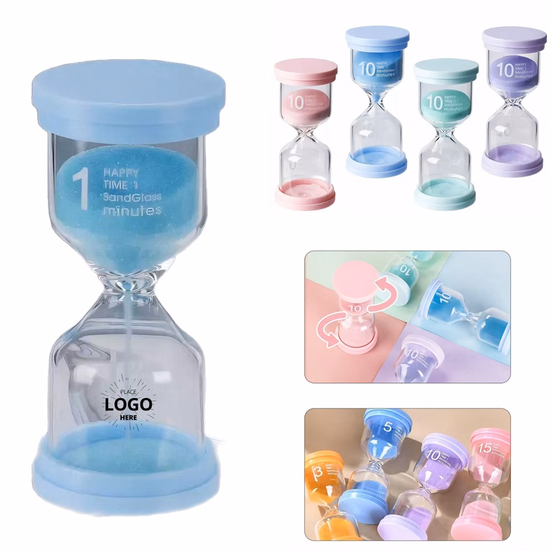 Pastel Capped Timing Hourglass Sand Timer