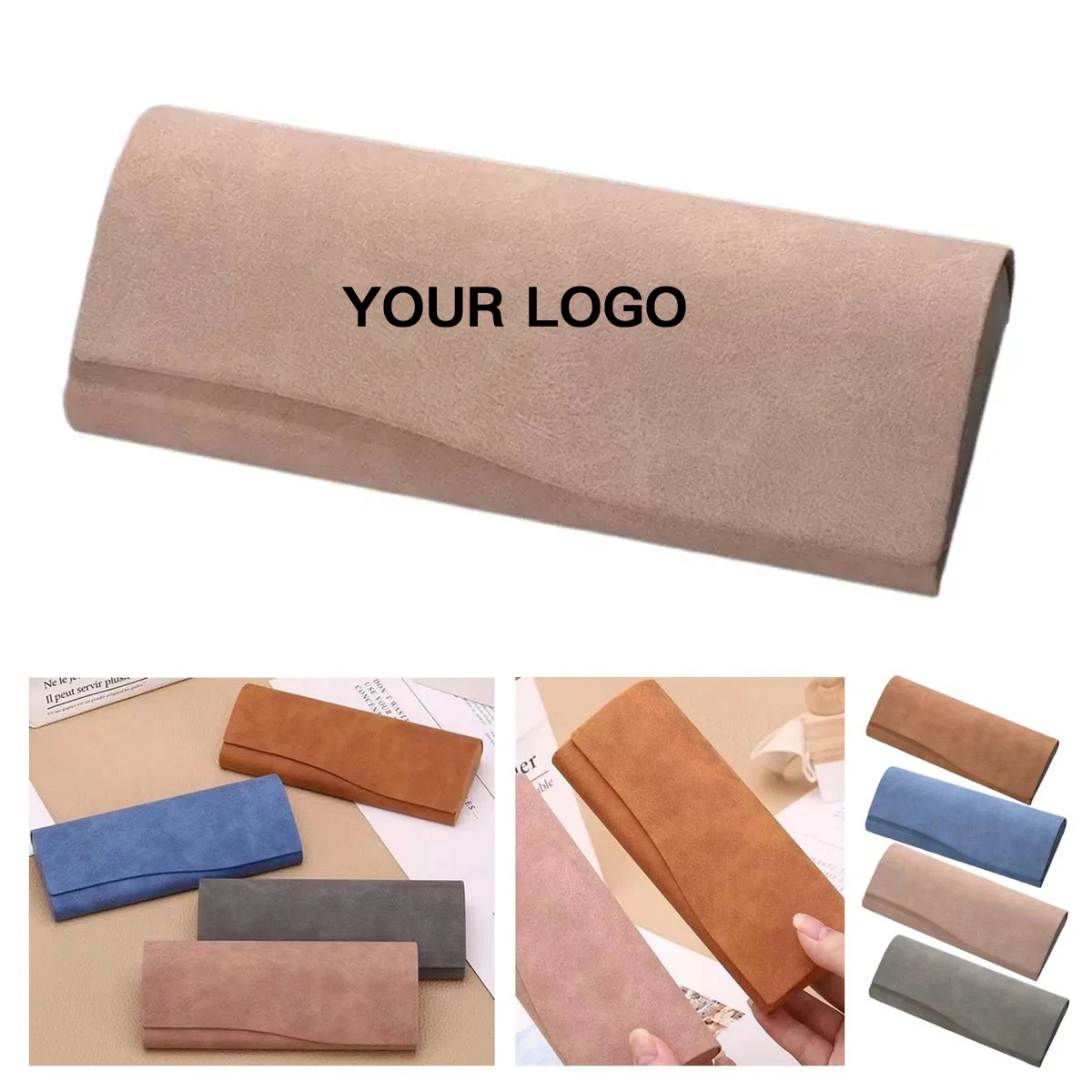 Premium Leather Sunglass Case with Protective Shell 1