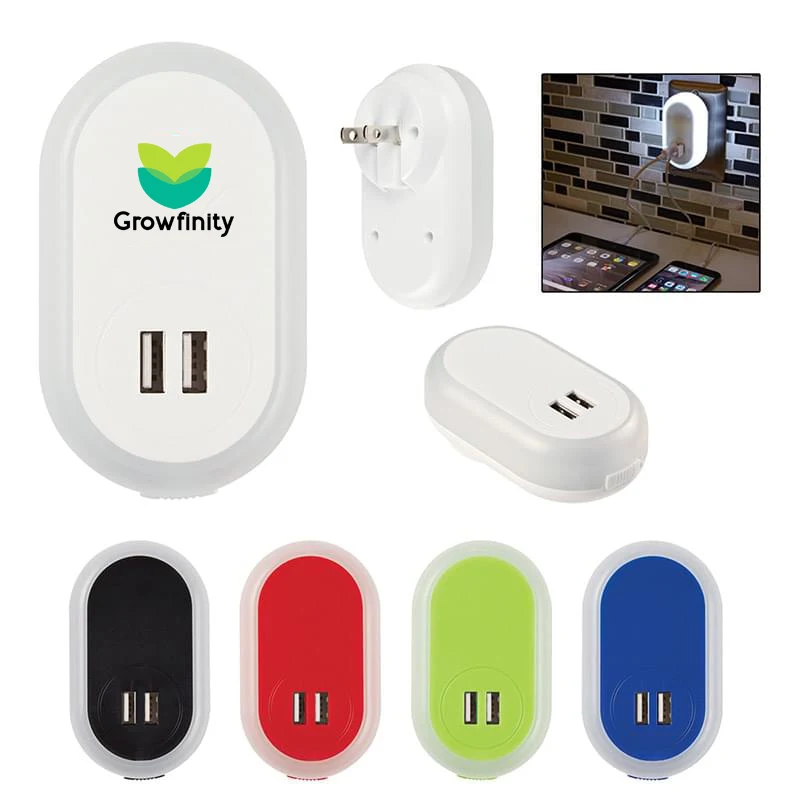 LED Light Adapter with Dual USB Port 1