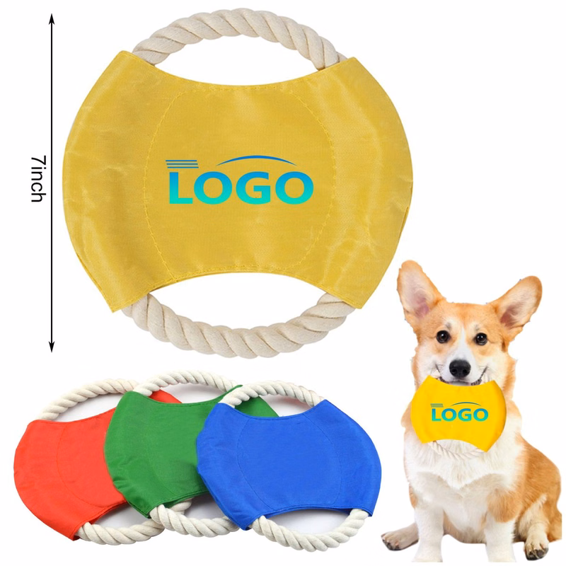 Flying Rope Disc Dog Toy