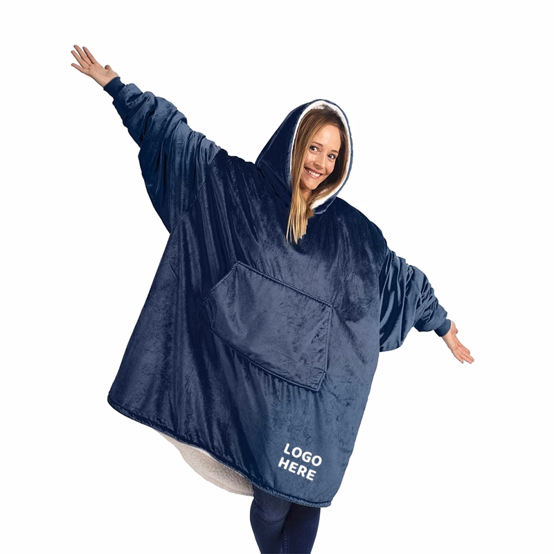 Sherpa Wearable Blanket Hoodie