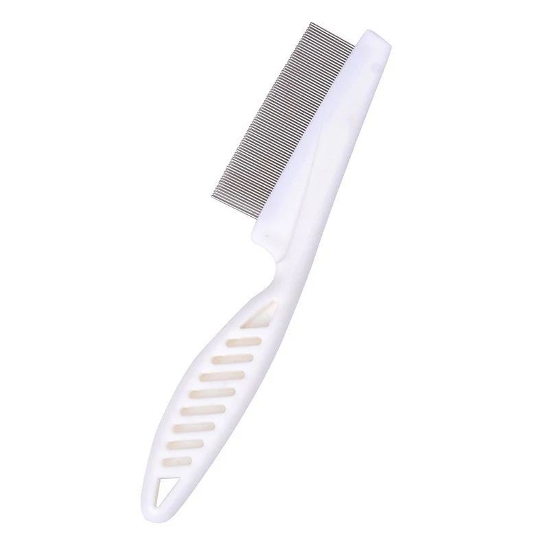 Pet Flea Comb & Deshedding Fine Tooth Steel Pin Comb 1
