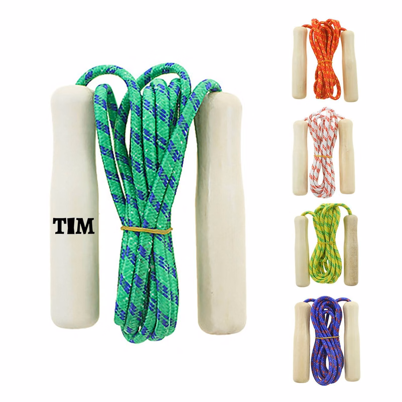 Wood Handle Exercise Fitness Jump Rope