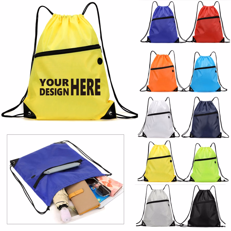 Polyester Fabric Drawstring Bag
