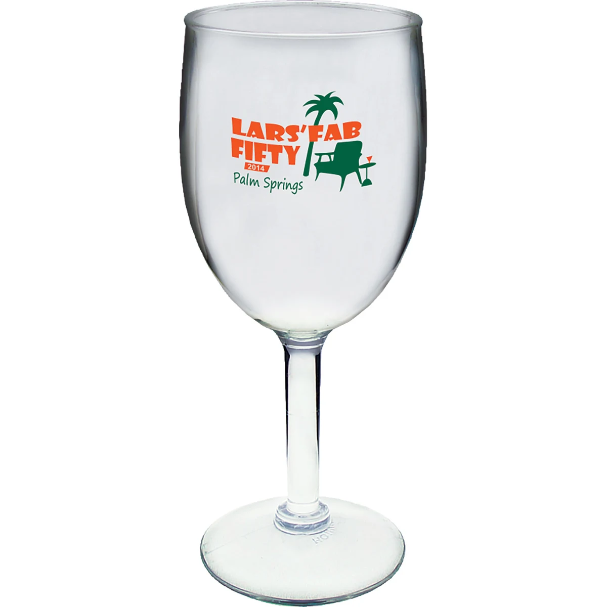 8oz Plastic Rounded Wine Glass 1