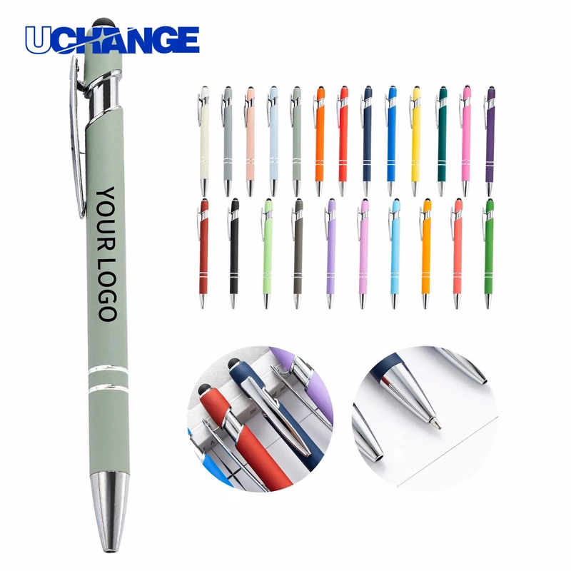 2 in 1 Metal Stylus Ballpoint Pen