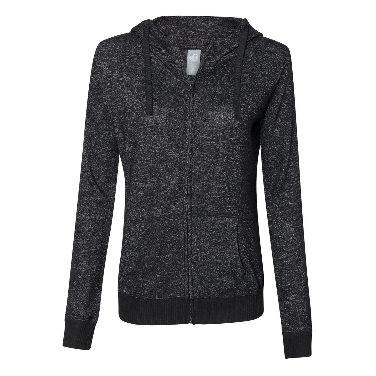 Women's Cozy Jersey Hooded Full-Zip - 8656 1