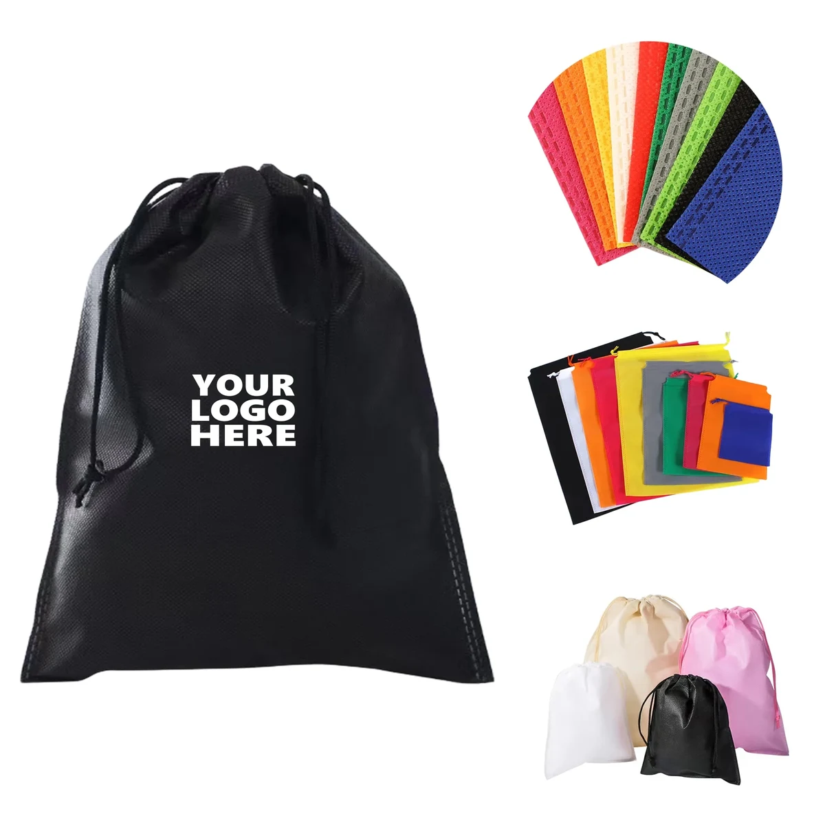Non-Woven Drawstring Storage Bag MOQ100 1