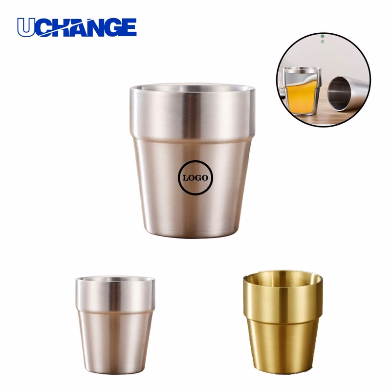 Stainless Steel Double-Walled Beer Mug Container