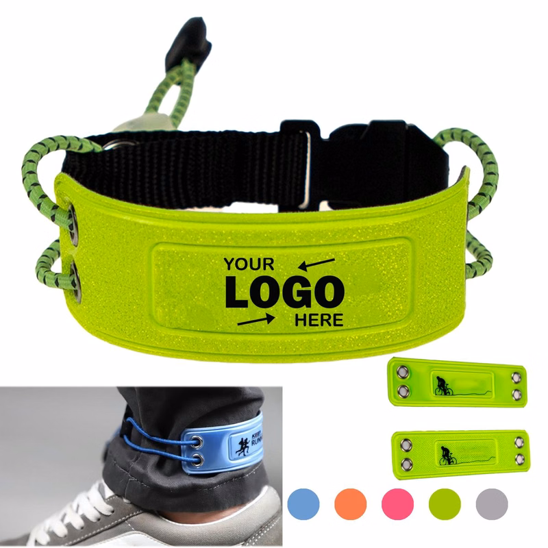PVC Material Sports Cycling Reflective Safety Wristband