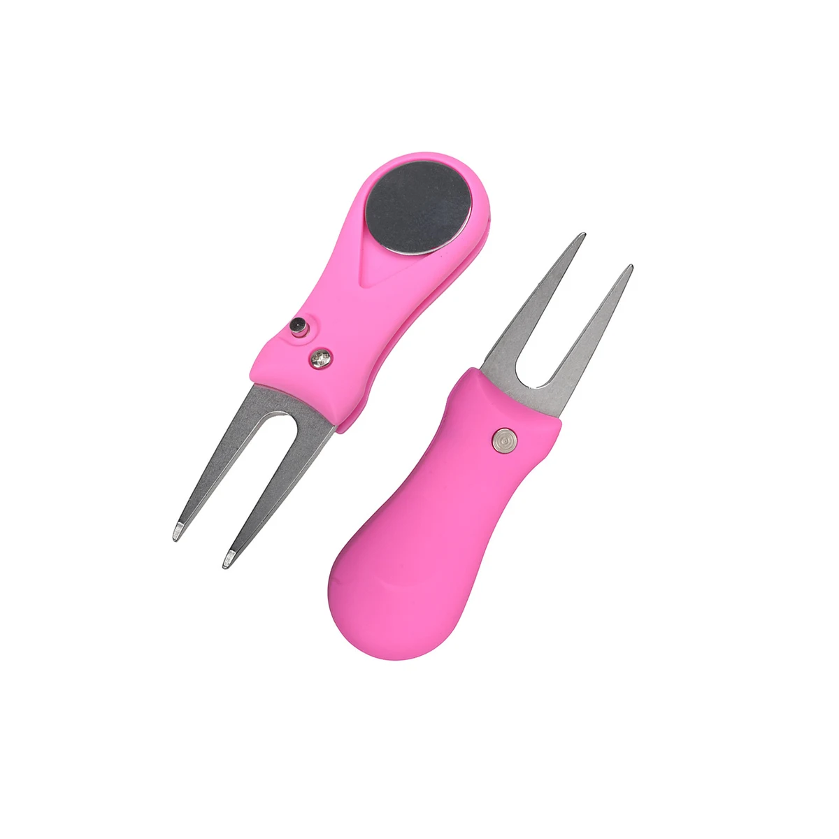 Foldable Golf Divot Tool With Magnetic Ball Marker 2.8" 1