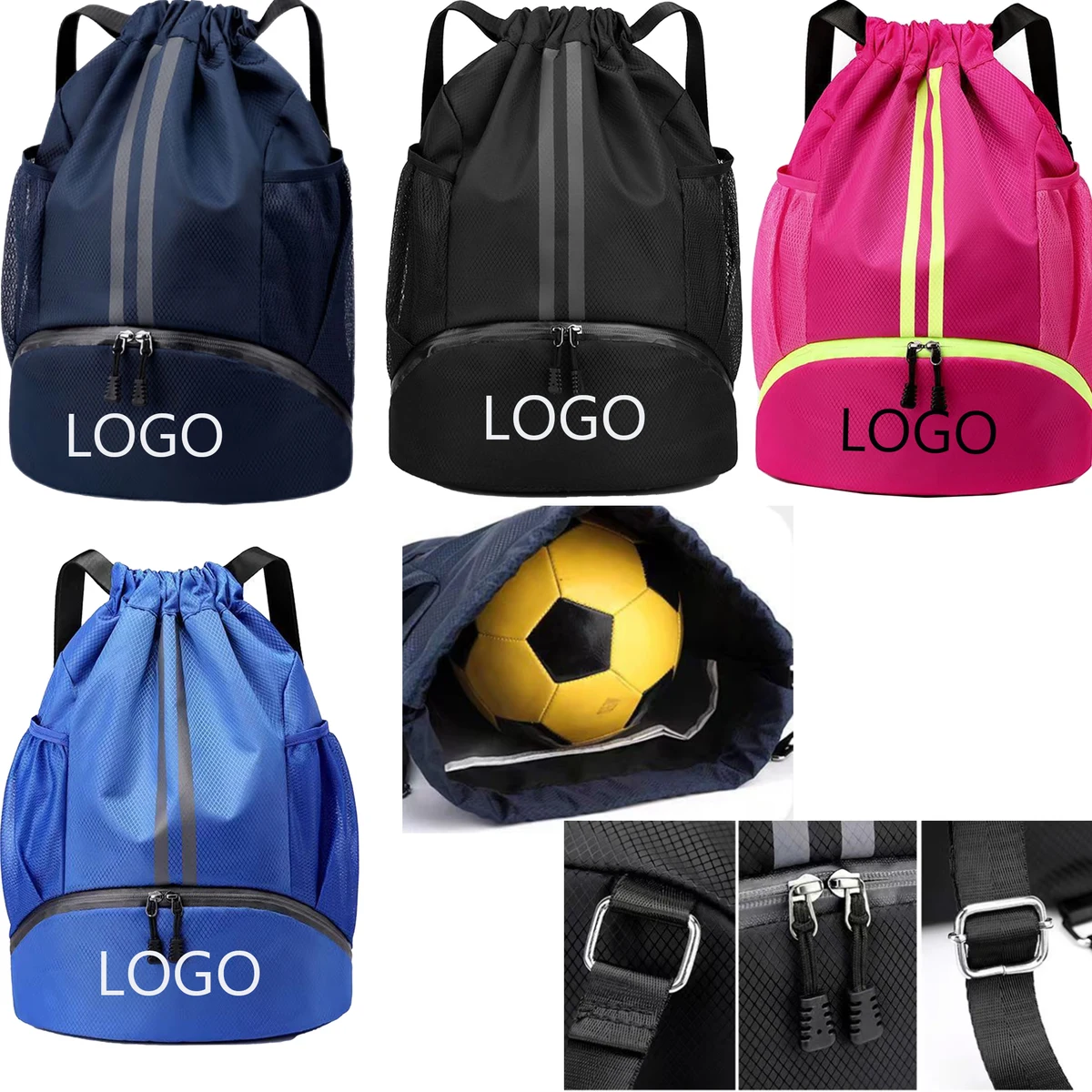 Dry and Wet Separation Drawstring Bag 1