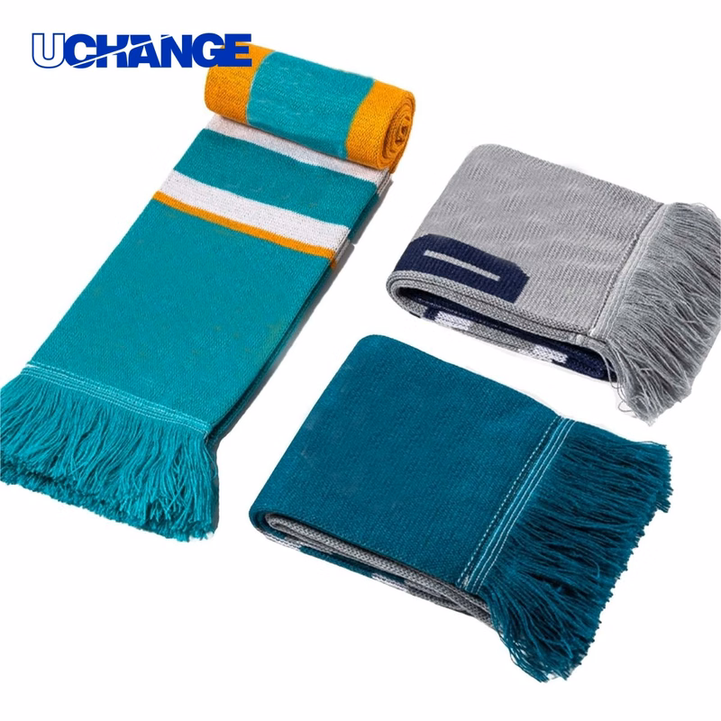 Jacquard Knit Soccer Fan Scarf
