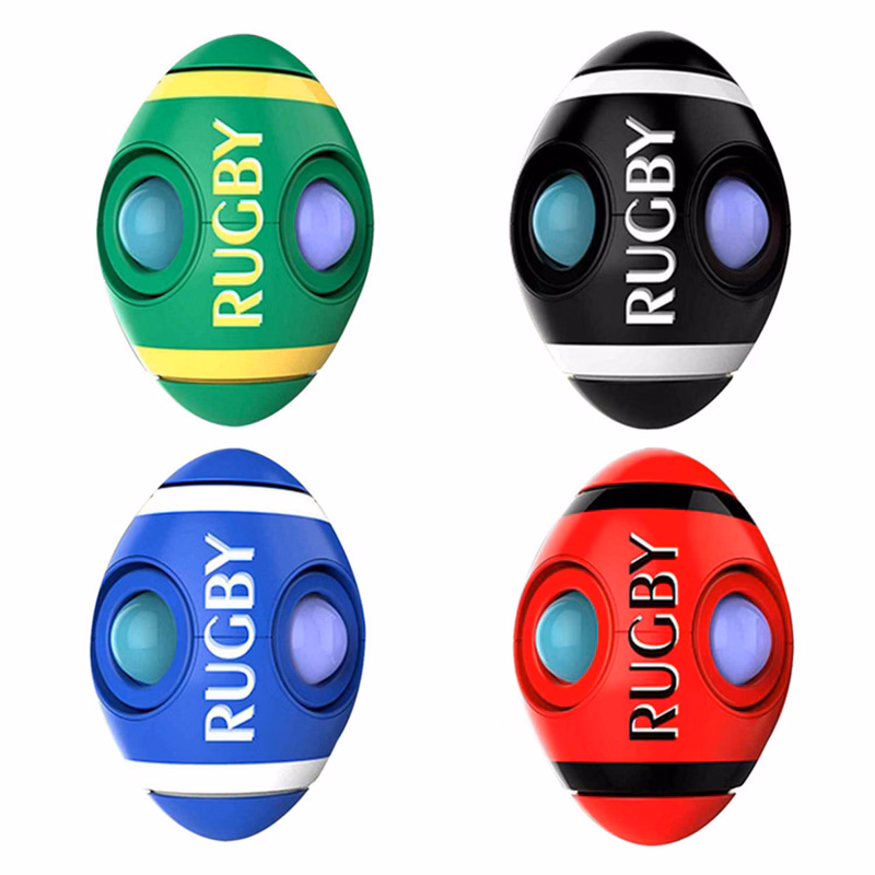 Rugby Silicone Stress Push Pop