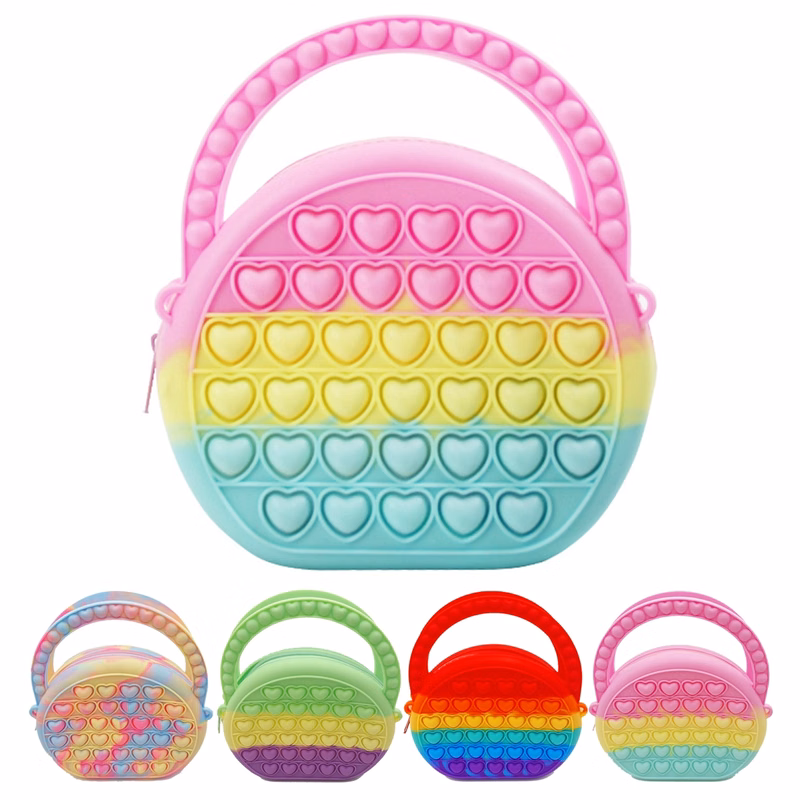 Kids Silicone Bubble Handbag