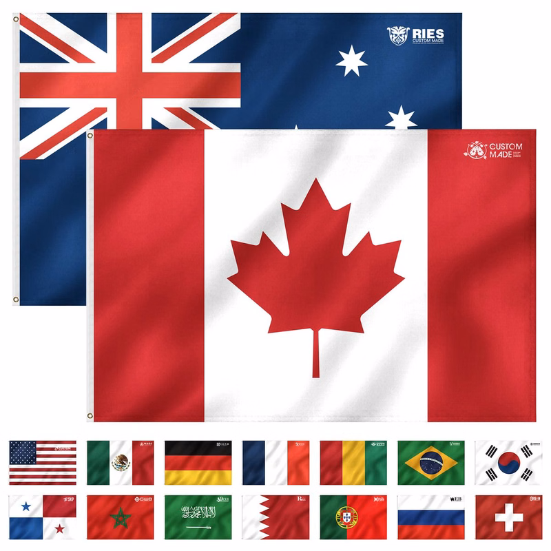3' x 5' Single-Sided Full-Color Polyester Flag